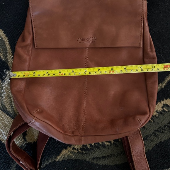 backpack style leather purse Compact Vintage Tan Leather Backpack for Women - Chic Drawstring Mini Backpack  Purse, Ideal for City Life
